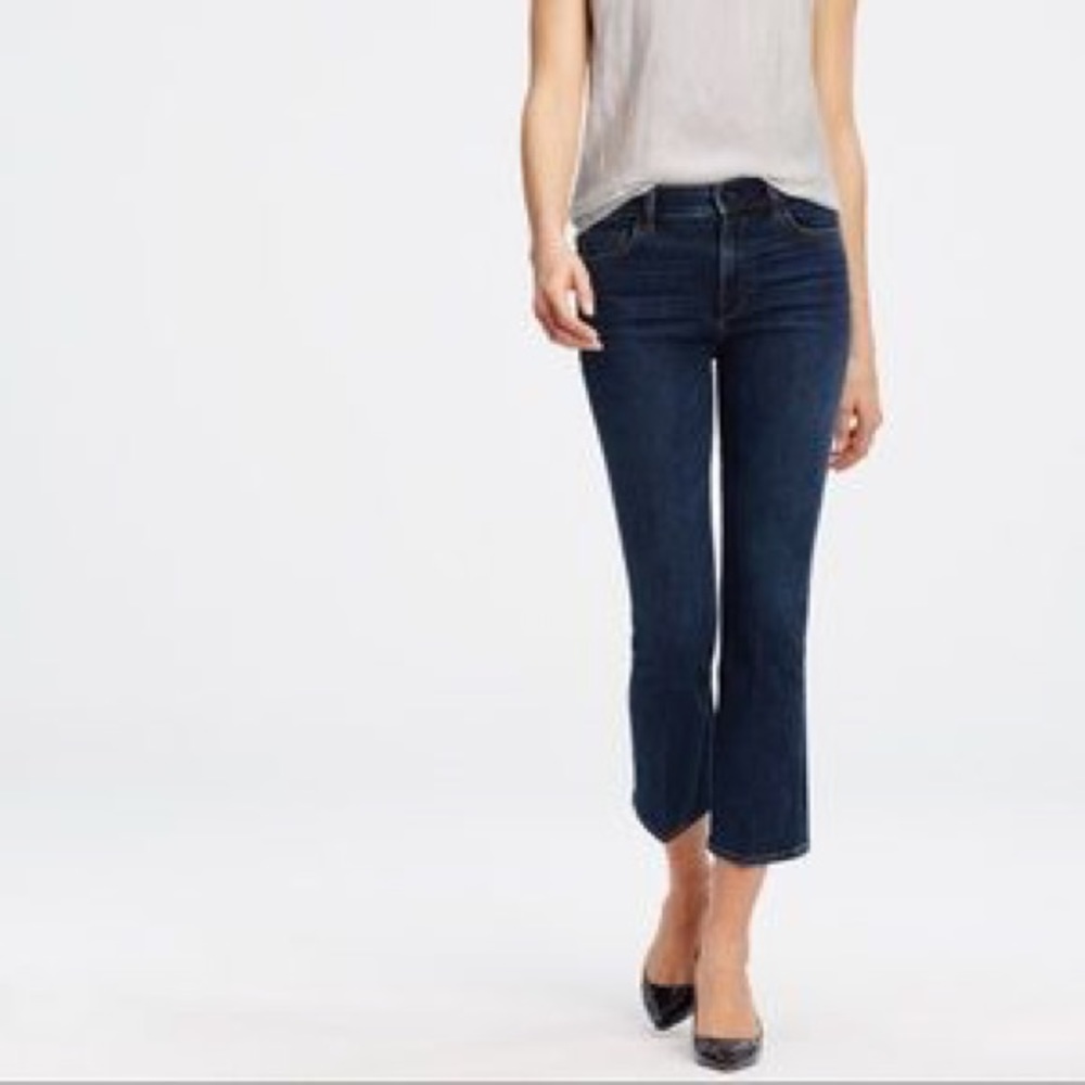 Ann Taylor LOFT Curvy Kick Crop Jeans